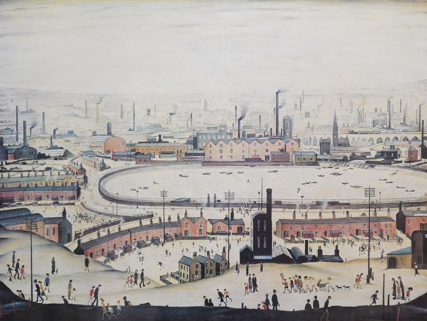Laurence Stephen Lowry RBA RA, (1887-1976), ‘The Pond’